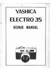 Yashica Electro 35 manual. Camera Instructions.